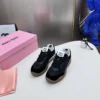 Miu Miu Suede Lace-Up Sneakers