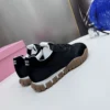 Miu Miu Suede Lace-Up Sneakers