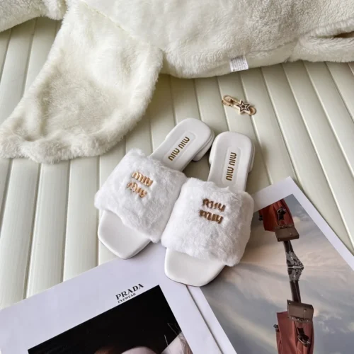 Miu Miu Shearling Shoes