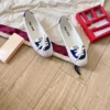 Miu Miu Lace-Up Ballet Flats