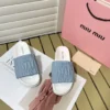 Miu Miu Lambskin Slides