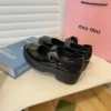Miu Miu Patent Leather Platform Mary Jane Shoes