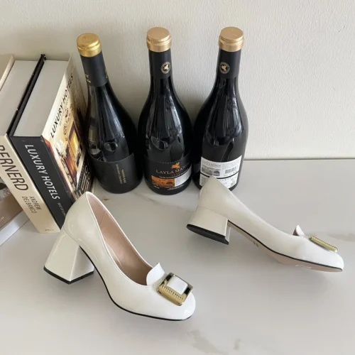 Miu Miu Patent Leather Mary Jane Shoes