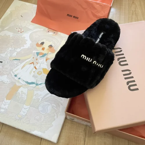 Miu Miu Shearling Shoes