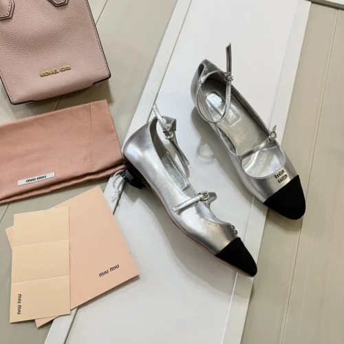 Miu Miu Patent Leather Ballet Flats