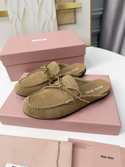 Miu Miu Leather Loafers