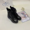 Prada Patent Leather Ankle Boots