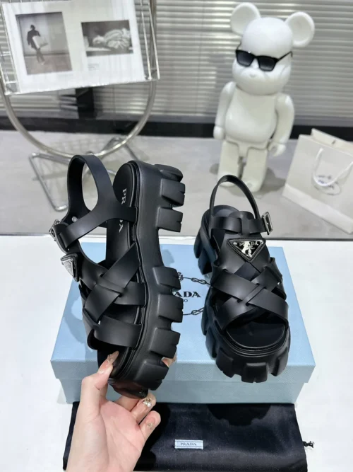 Prada Platform Sandals