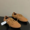 Prada Canvas Lace-Up Trainers
