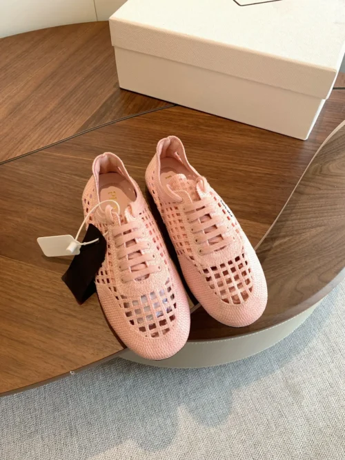 Prada Lambskin Sneakers