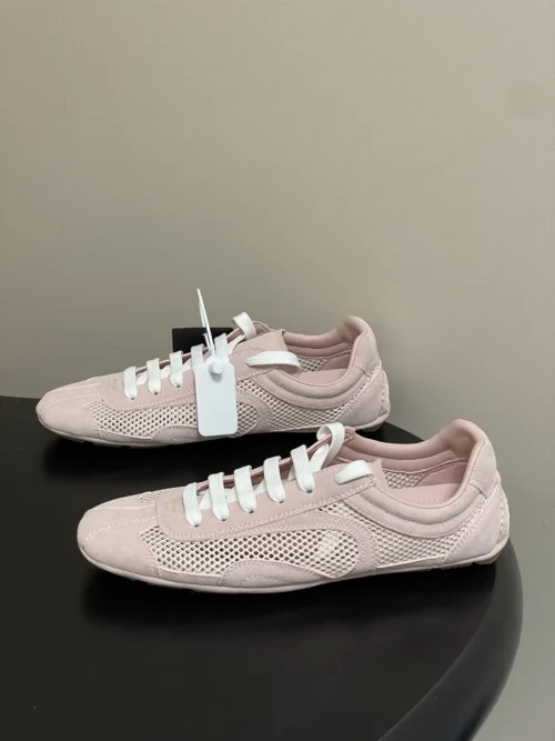 Prada Suede Lace-Up Trainers