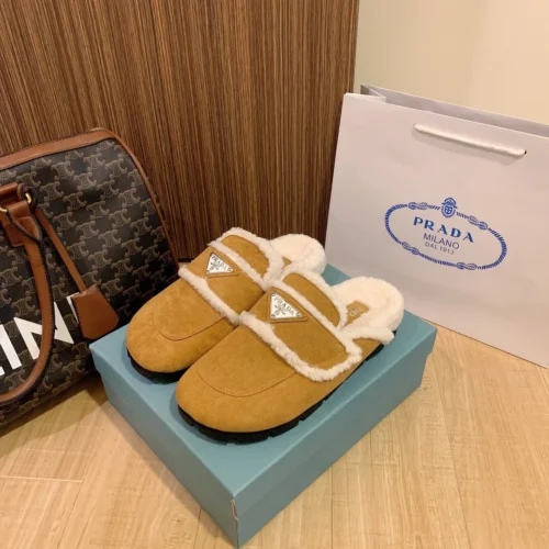 Prada Shearling Shoes