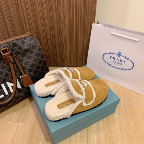 Prada Shearling Shoes