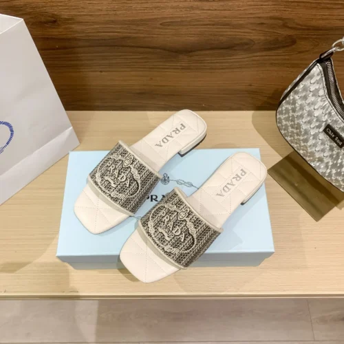 Prada Lambskin Slides