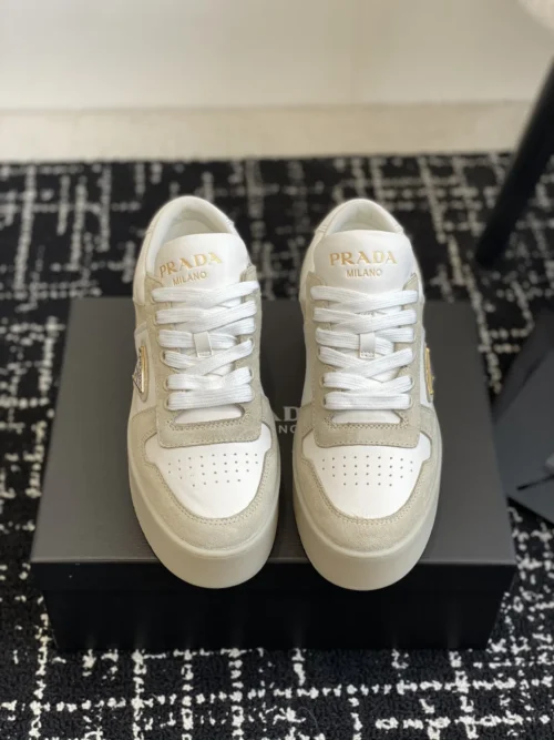 Prada Suede Platform Trainers