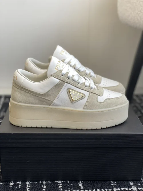 Prada Suede Platform Trainers