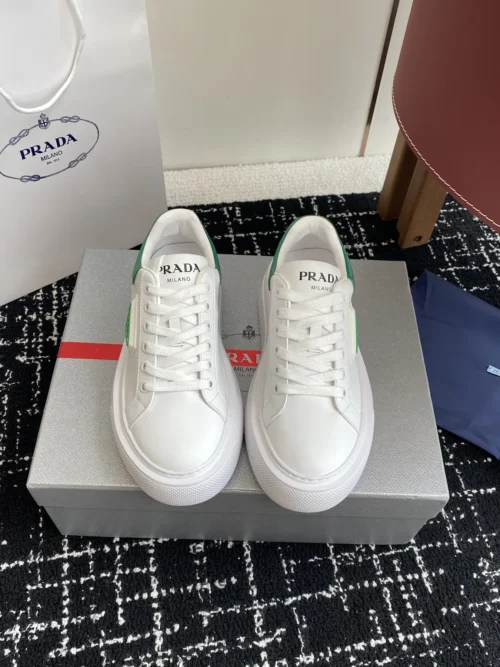 Prada Leather Platform Shoes