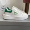 Prada Leather Platform Shoes