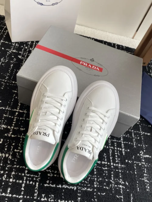 Prada Leather Platform Shoes