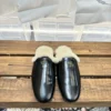 Prada Shearling Buckle Shoes