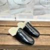 Prada Shearling Buckle Shoes