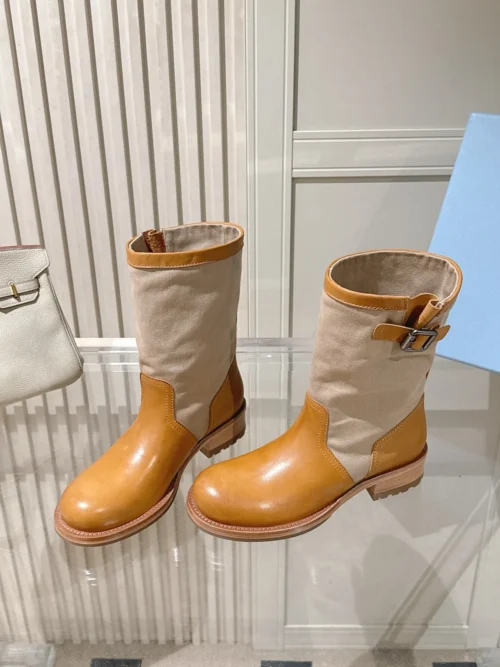 Prada Canvas Boots