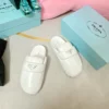 Prada Lace-Up Mules