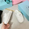 Prada Lace-Up Mules
