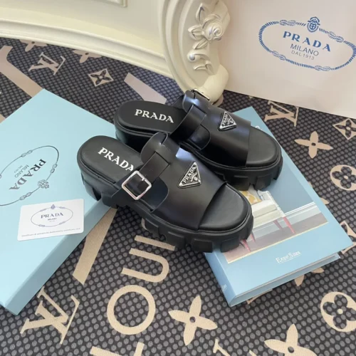 Prada Lambskin Platform Shoes