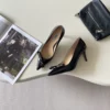 Prada Pointed-Toe Bow-Detail Flats
