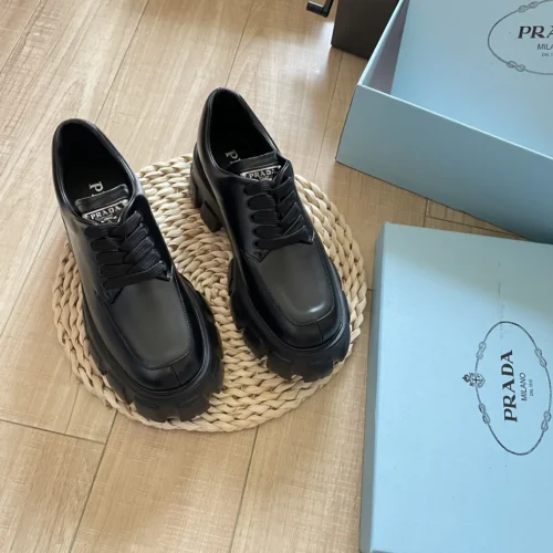 Prada Patent Leather Platform Shoes