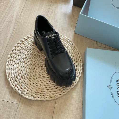 Prada Patent Leather Platform Shoes