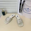 Prada Crystal-Embellished Slides