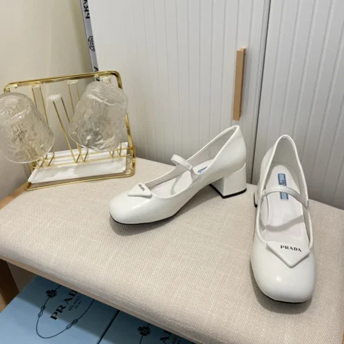 Prada Patent Leather Heeled Sandals