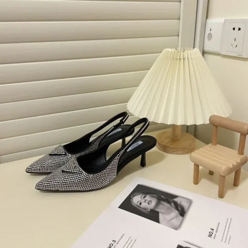 Prada Pointed-Toe Sandals