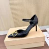 Valentino Leather Slingback Sandals
