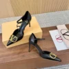 Valentino Leather Slingback Sandals