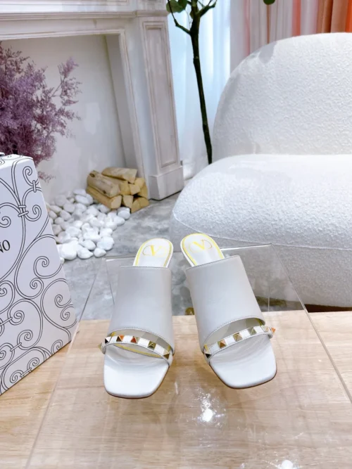Valentino Leather Studded Shoes