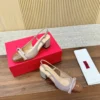 Valentino Slingback Bow-Detail Sandals