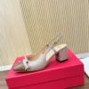 Valentino Slingback Bow-Detail Sandals