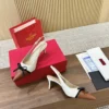 Valentino Slingback Bow-Detail Sandals