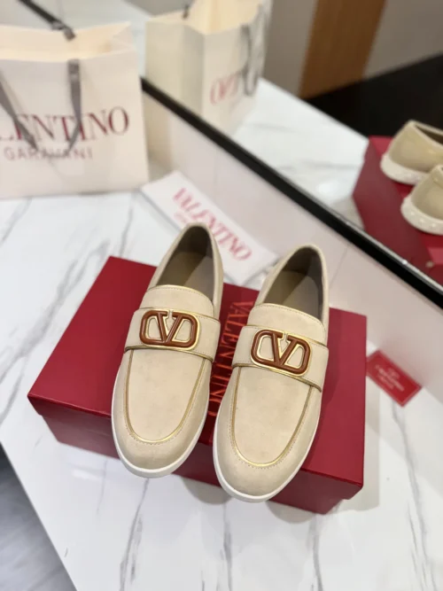 Valentino Leather Loafers