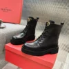 Valentino Leather Ankle Boots