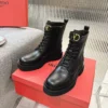 Valentino Leather Ankle Boots