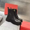Valentino Leather Ankle Boots