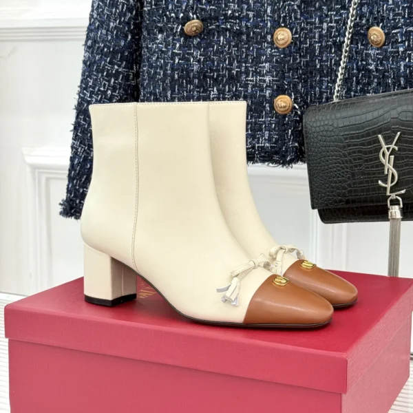 Valentino Buckle Ankle Boots