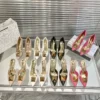Valentino Pointed-Toe Heeled Mules