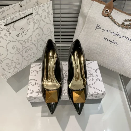 Valentino Pointed-Toe Heeled Mules