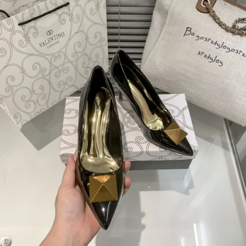 Valentino Pointed-Toe Heeled Mules