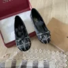 Valentino Crystal-Embellished Ballet Flats